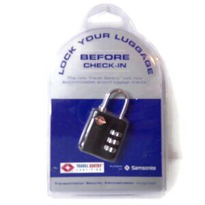 Samsonite 3 Dial Travel Sentry Combination Lock